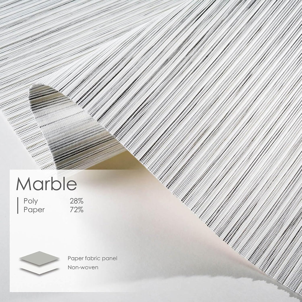 Adjustable Vertical Panel Track Blinds, 45.8" to 86" W, Up to 96" H, Marble U3144