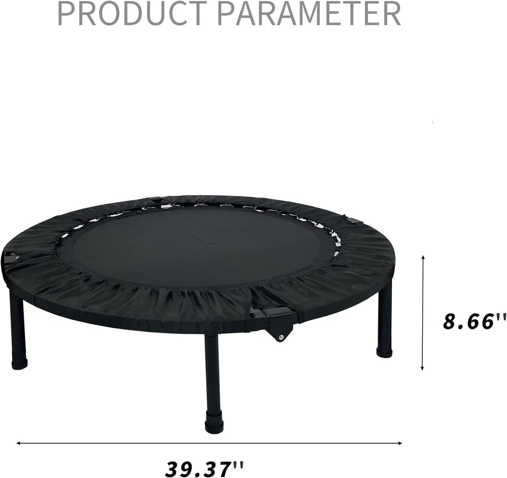 Portable Foldable Trampoline with Adjustable Handle, 40" Z879