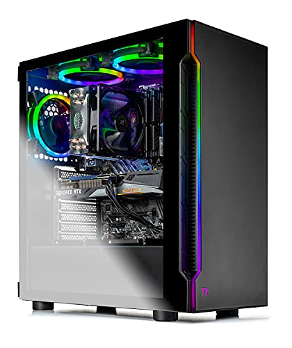 Black Intel Core-i7 9700KF RTX 3060 12GB 16GB DDR4 1TB SSD Gaming PC Desktop A5259