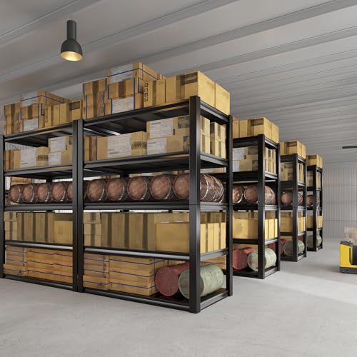 48" W x 24" D x 72" H Metal Garage Shelving R2656