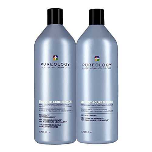 Sulfate-Free Vegan Purple Shampoo and Conditioner Set Y9308