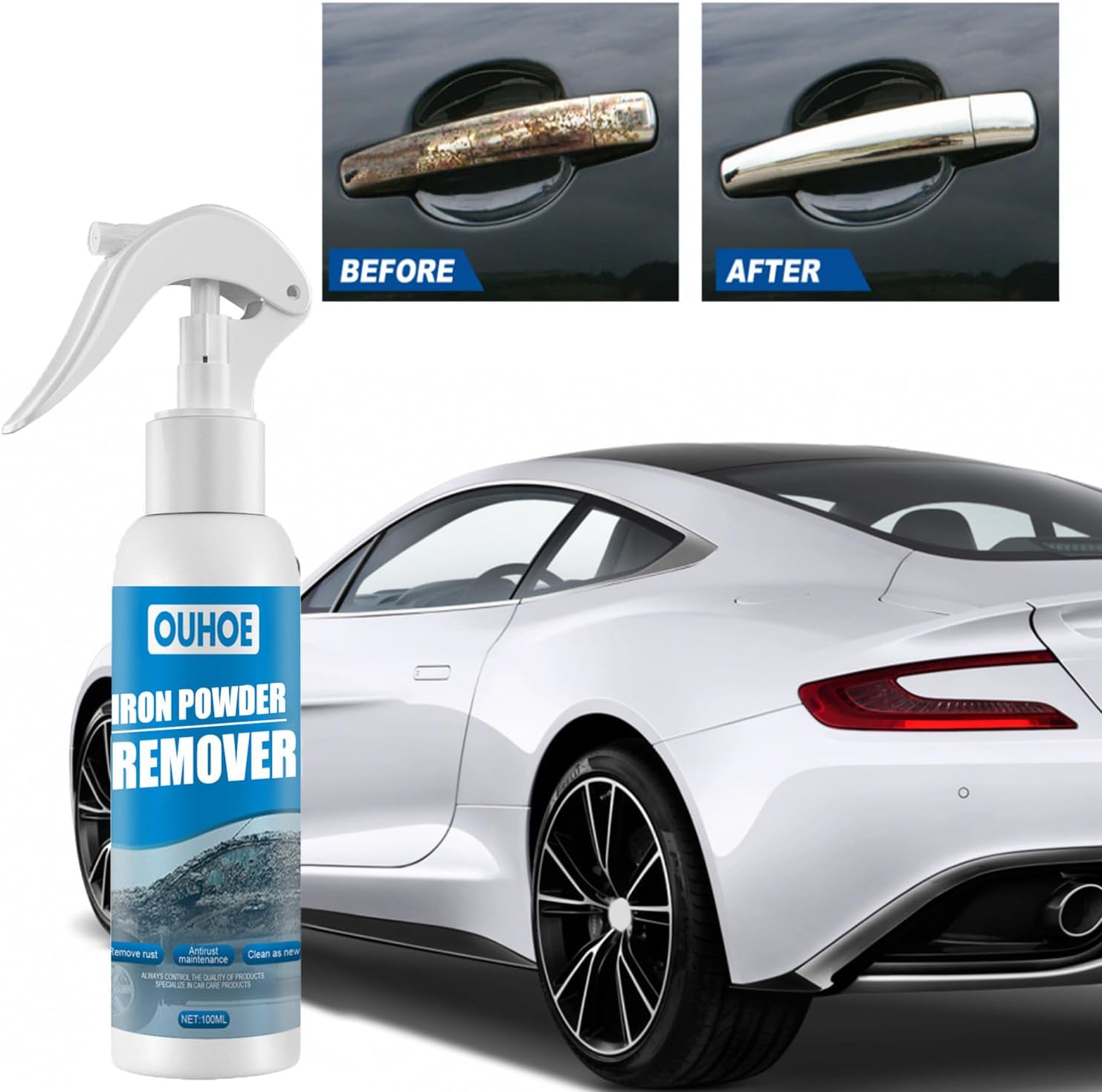 3PCS*100ML Iron Rust Remover Spray G32242