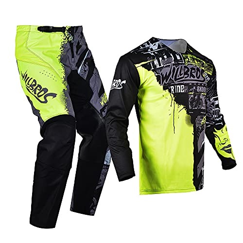 Youth Jersey Pant Combo Motocross Gear Set Racing Suit J7824