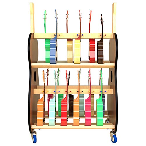 Soprano Ukulele Storage Cart Holds 30 ukes R25638