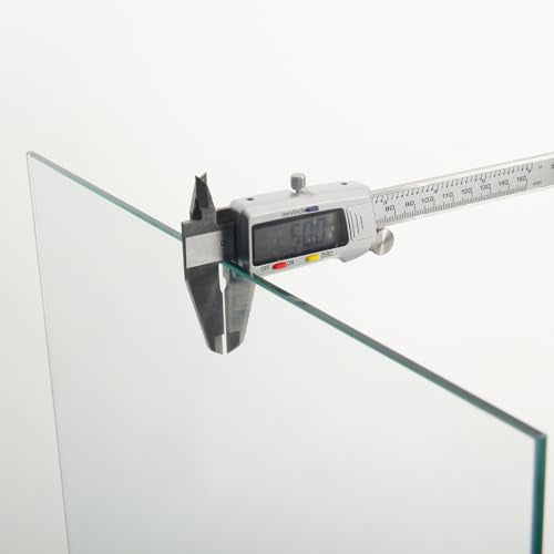 4-Tier Glass Display Cabinet with Locks, White H995