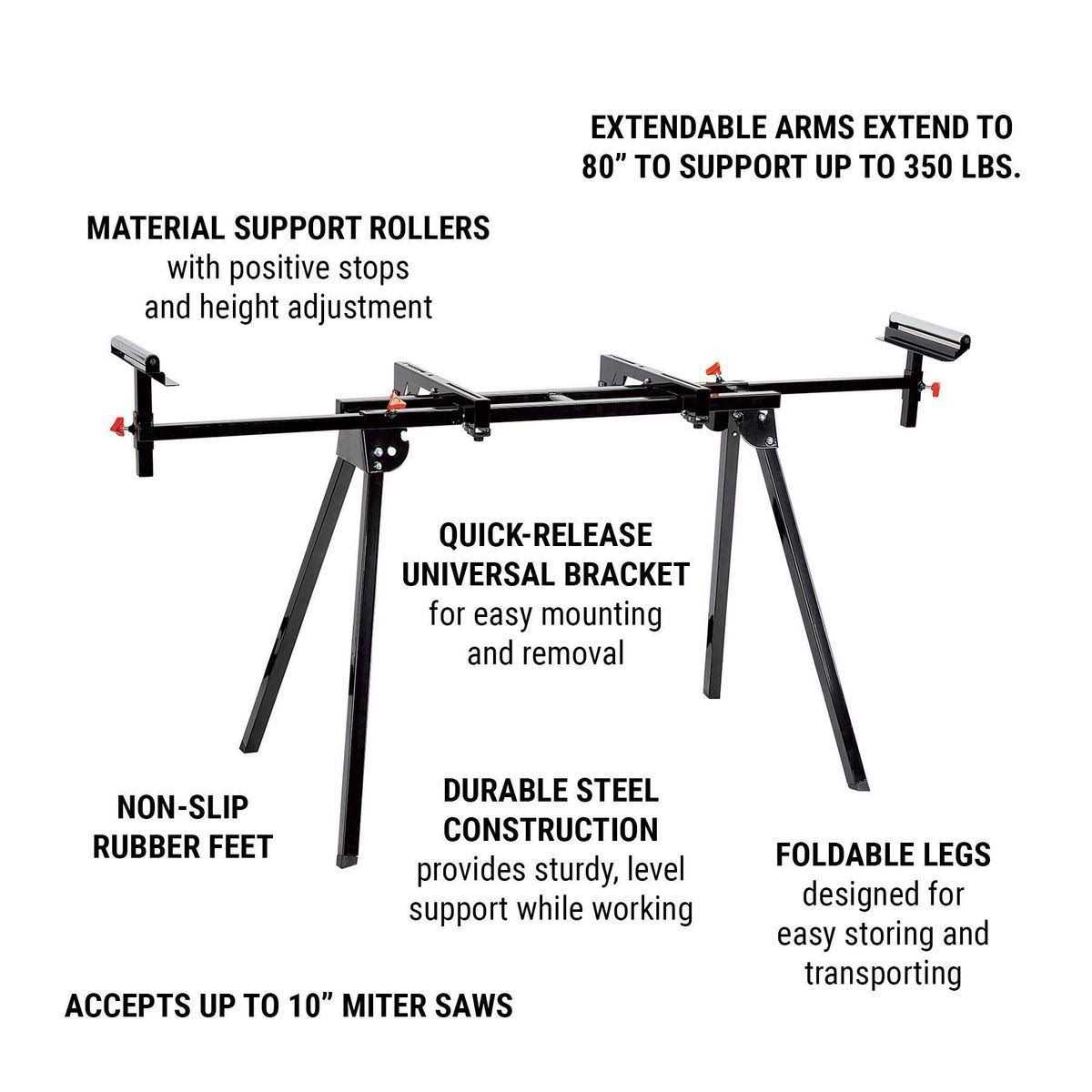 350 lb. Folding Miter Saw Stand B807396
