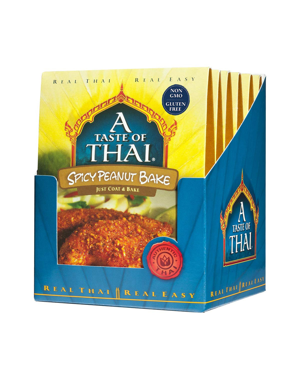 Spicy Peanut Bake 3.5oz Pack of 6 Seasoned Coating H6625