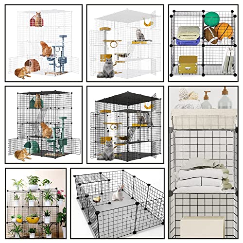 Large Cat Cage Metal Wire Playpen O527449