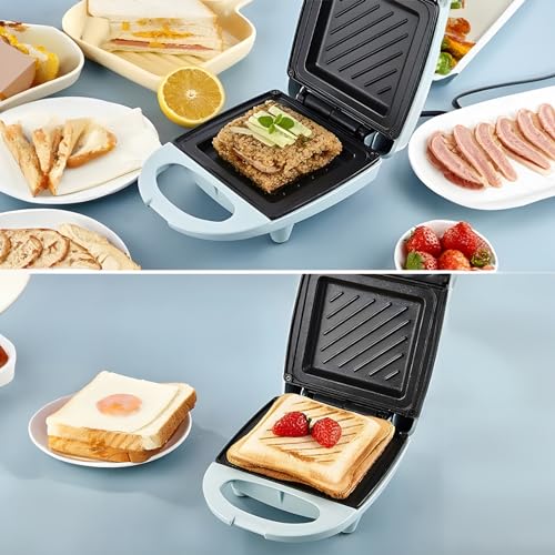 Small Electric Sandwich Maker with Reminder Light T7793