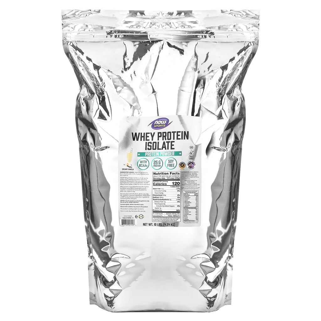 Whey Protein Isolate Powder Creamy Vanilla 10 lbs. L50013
