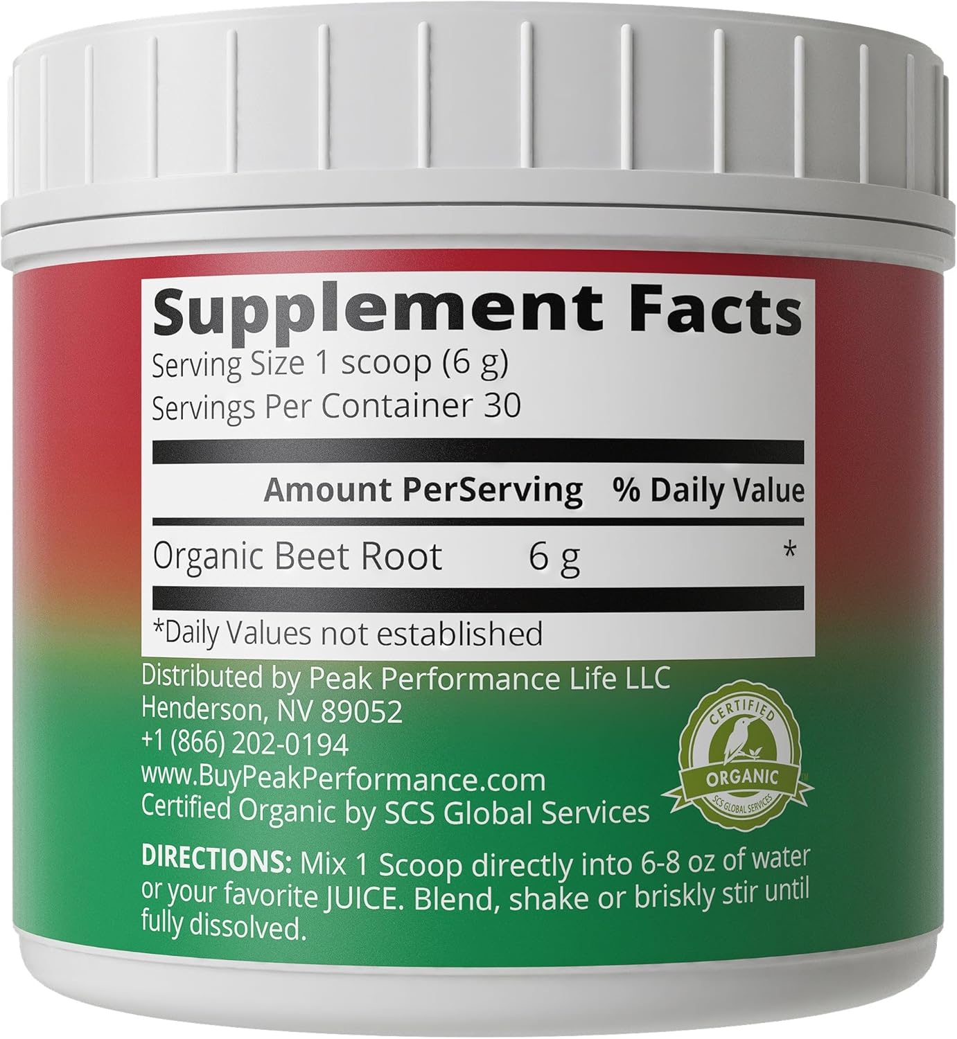 Organic Beet Root Powder U4328