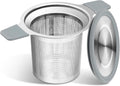 Stainless Steel Extra Fine Mesh Tea Infuser Strainer with Double Handles Y27274