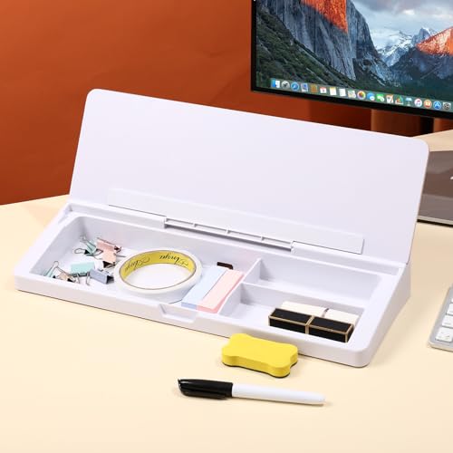Glass Dry Erase Whiteboard with Storage F79740