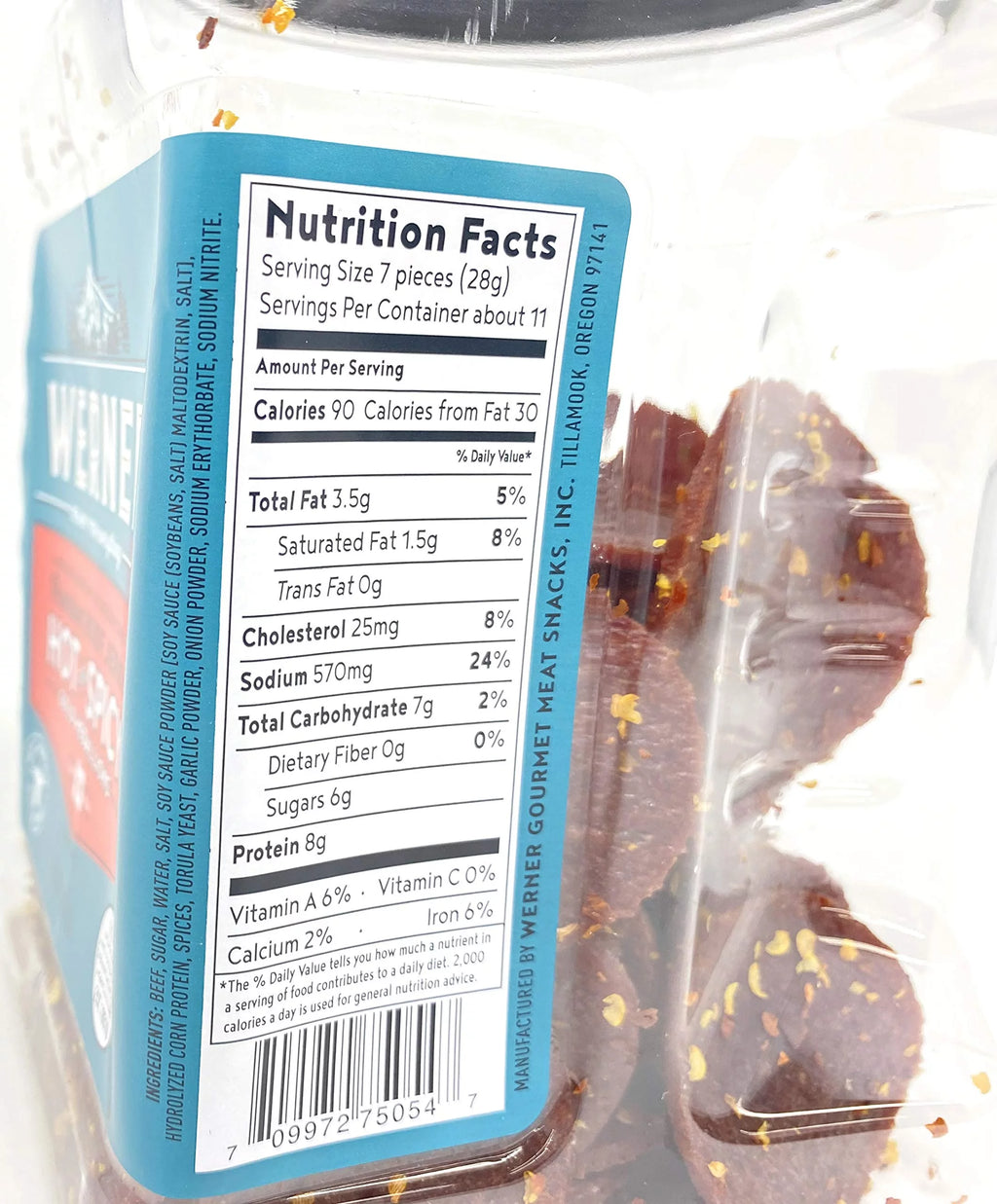 80 Count 11.8 Oz Beef Jerky D963002