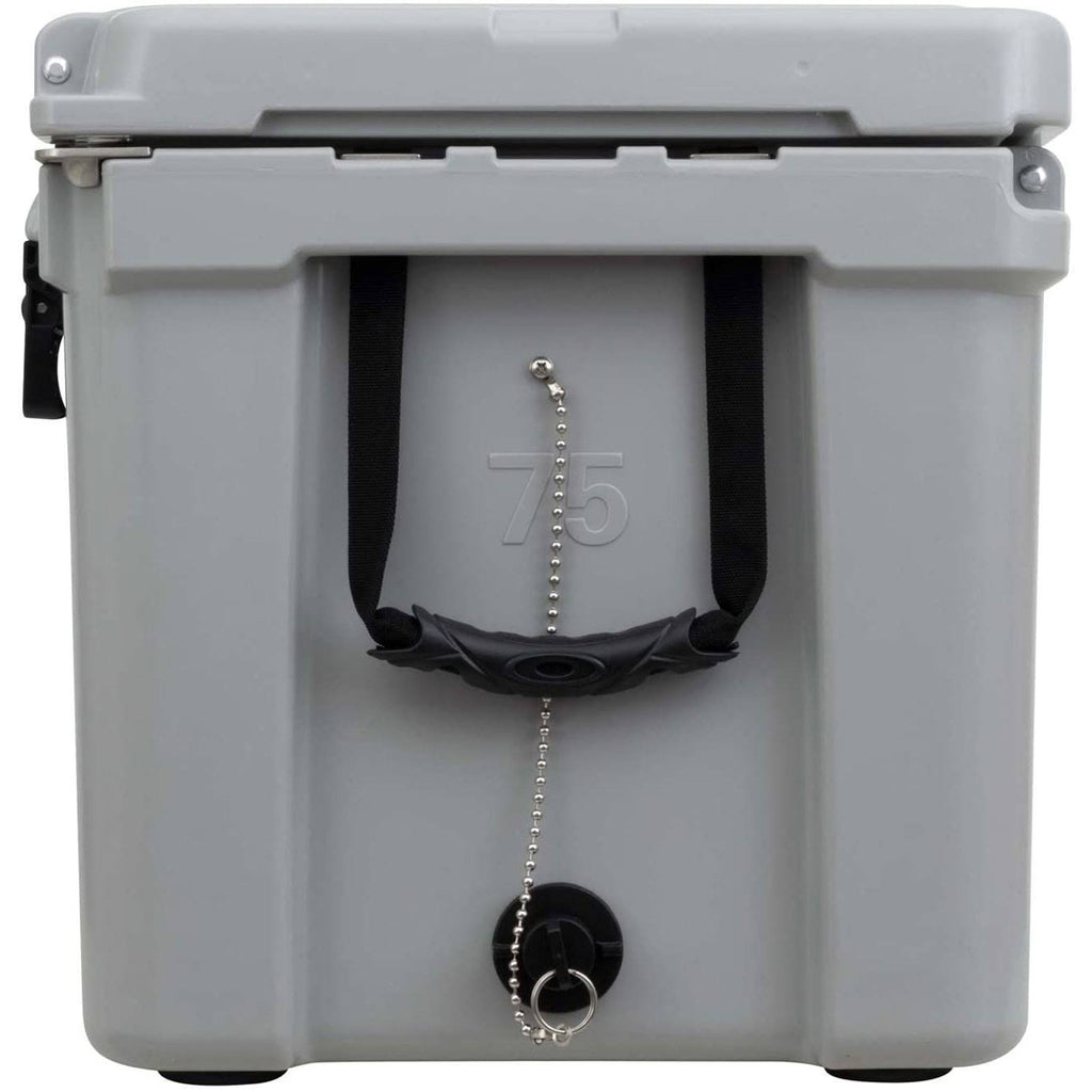 75 Quart Insulated Rotomolded Cooler Grey F2250