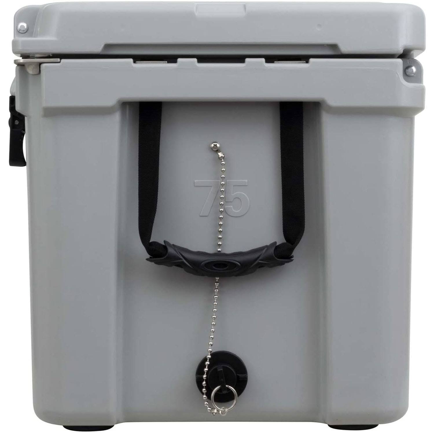 75 Quart Insulated Rotomolded Cooler Grey F2250
