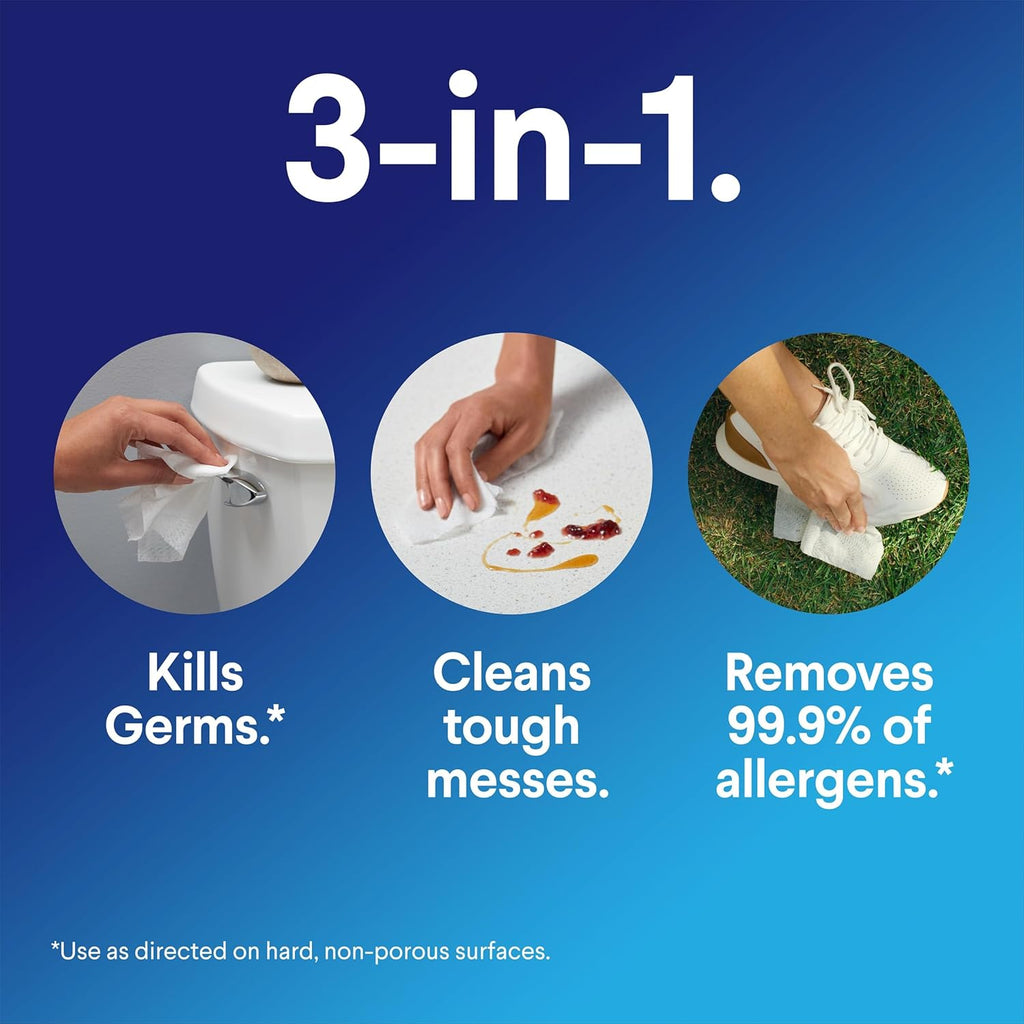 Disinfecting Wipes, Lemon Scent, 75 Ct, Pack of 6 R7696
