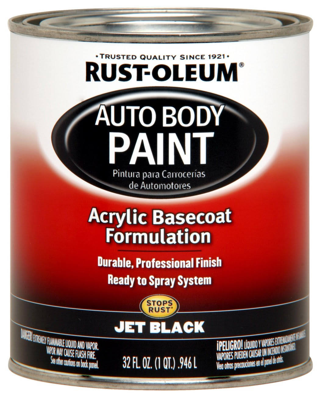 Jet Black 1 qt. Auto Body Paint R66188