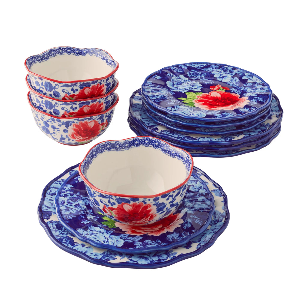 12-Piece Stoneware Dinnerware Set R19308