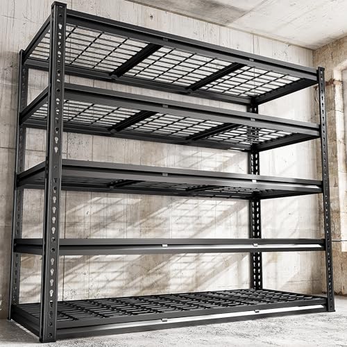 48" W x 24" D x 72" H Metal Garage Shelving R2656