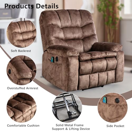 Green Grey Power Lift Recliner Q435018