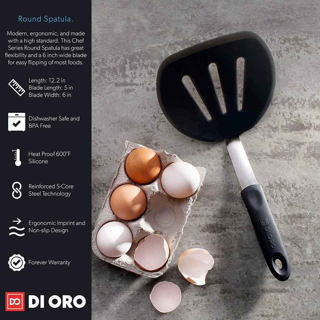 3-Piece Silicone Turner Spatula Set D390