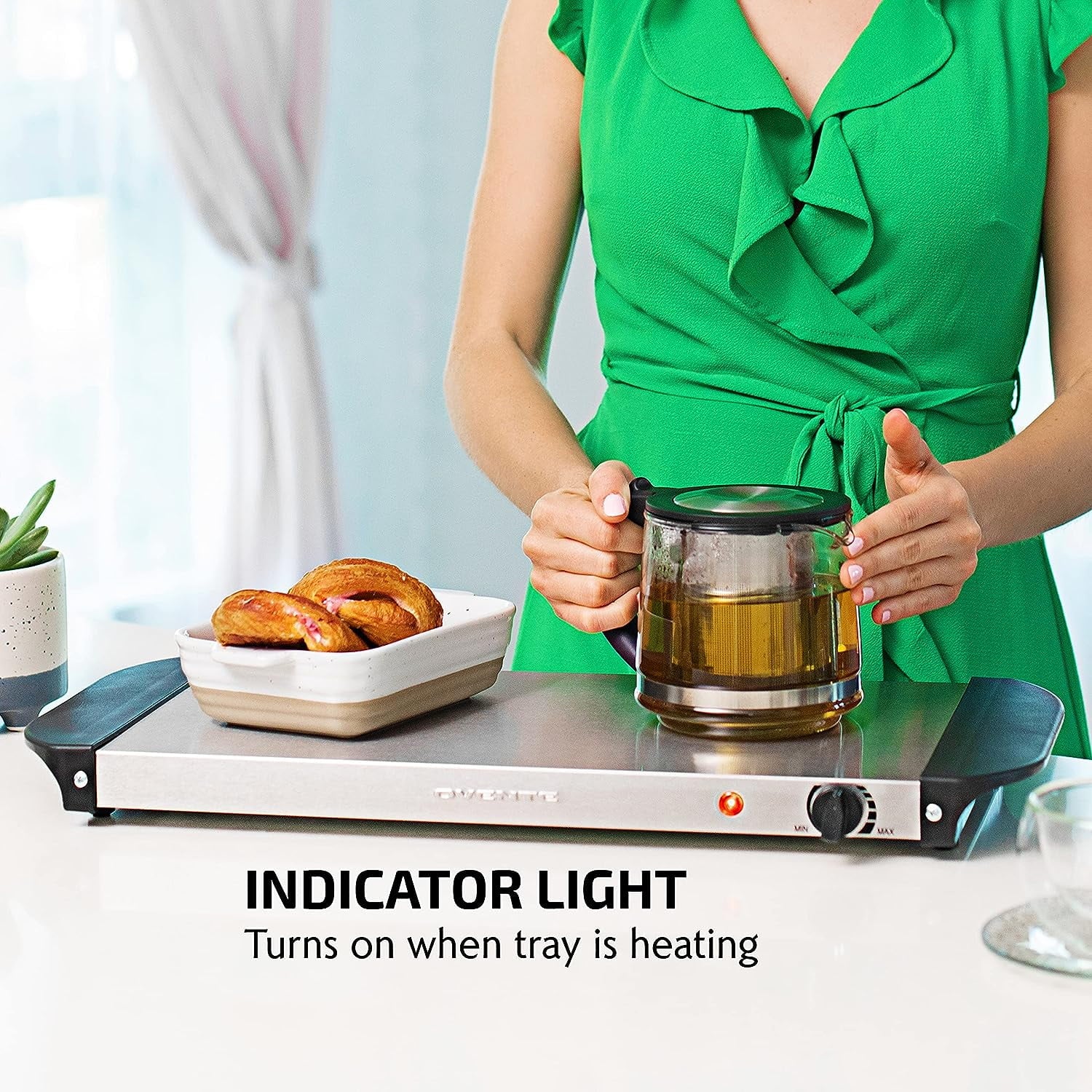 Silver Electric Warming Tray B5685