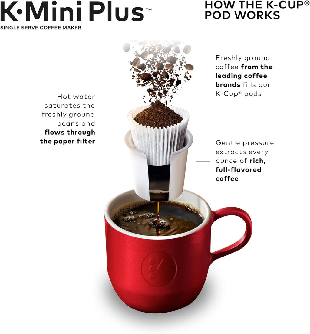 Black Single Serve K-Cup Pod Coffee Maker D9320