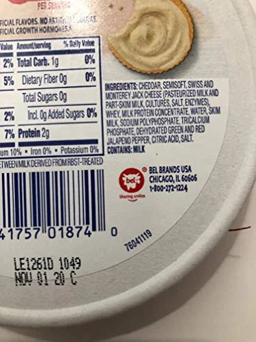 Spreadable Cheese Wedge Variety Pack P824