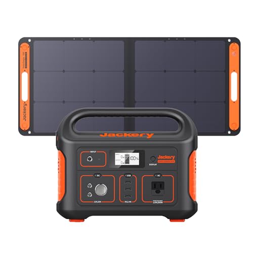 518Wh Portable Lithium Power Station with 110V/500W AC Outlet W49115