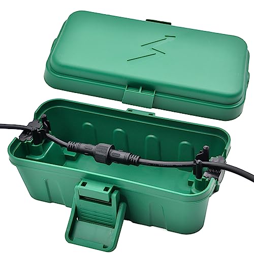 Small Weatherproof Electrical Connection Box (6 x 3.5 x 2.8 inch), Black Z3985