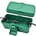Small Weatherproof Electrical Connection Box (6 x 3.5 x 2.8 inch), Black Z3985