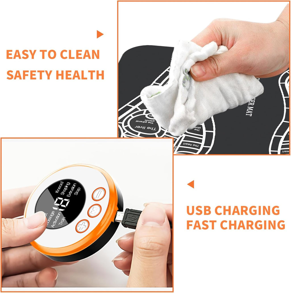 Foot Massager Mat with 8 Modes and 19 Intensity Levels L385