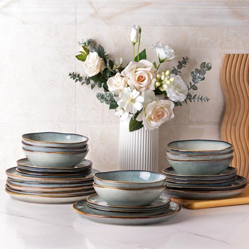 24pc Ceramic Dinnerware Set V869574