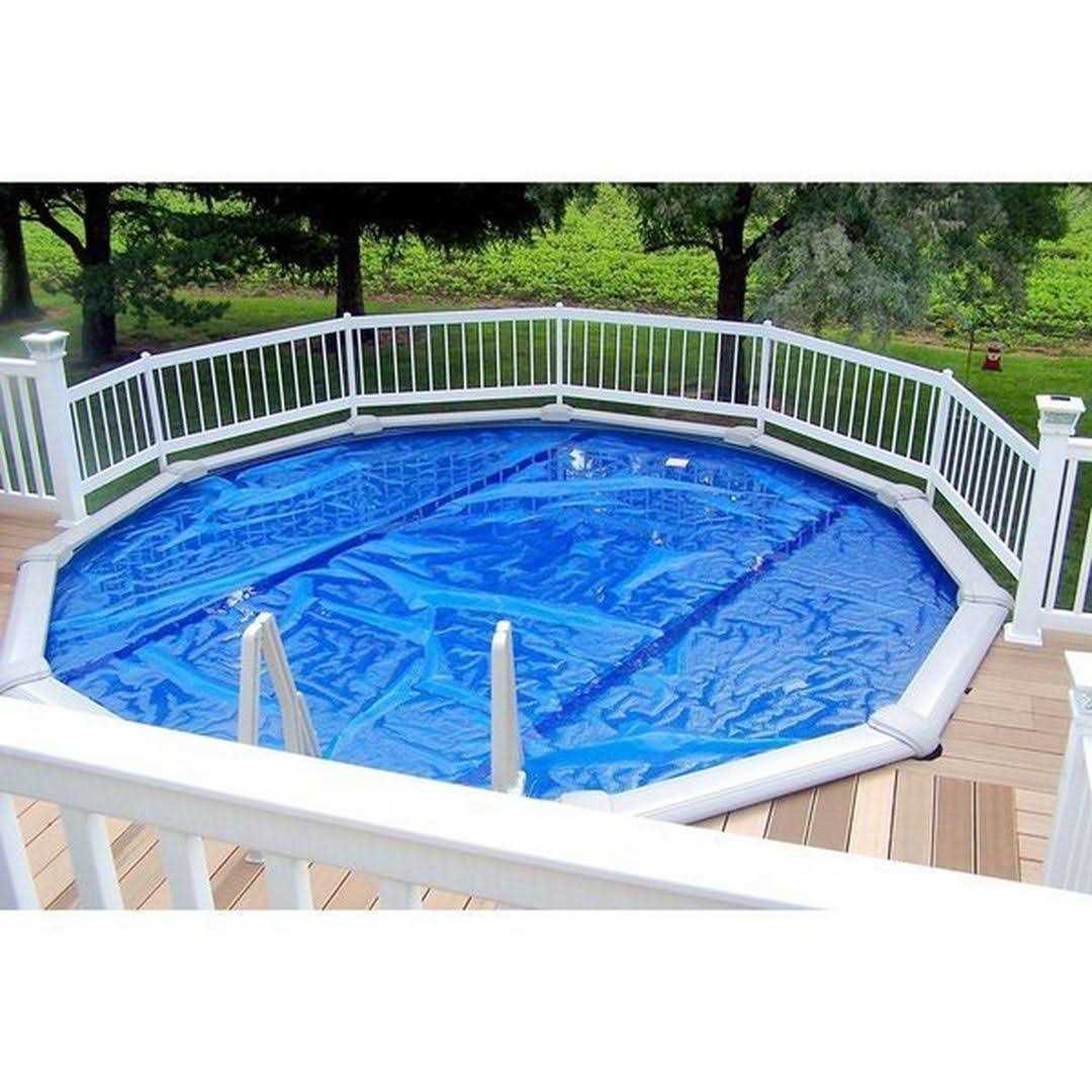 24 inch White Resin Above-Ground Pool Fence Kit A8778