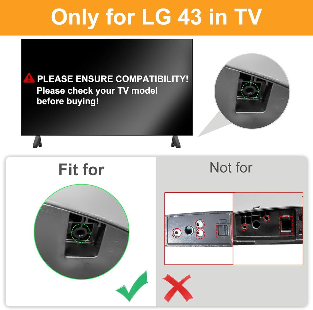 Replacement Legs for 40 43 Inch TV N89143