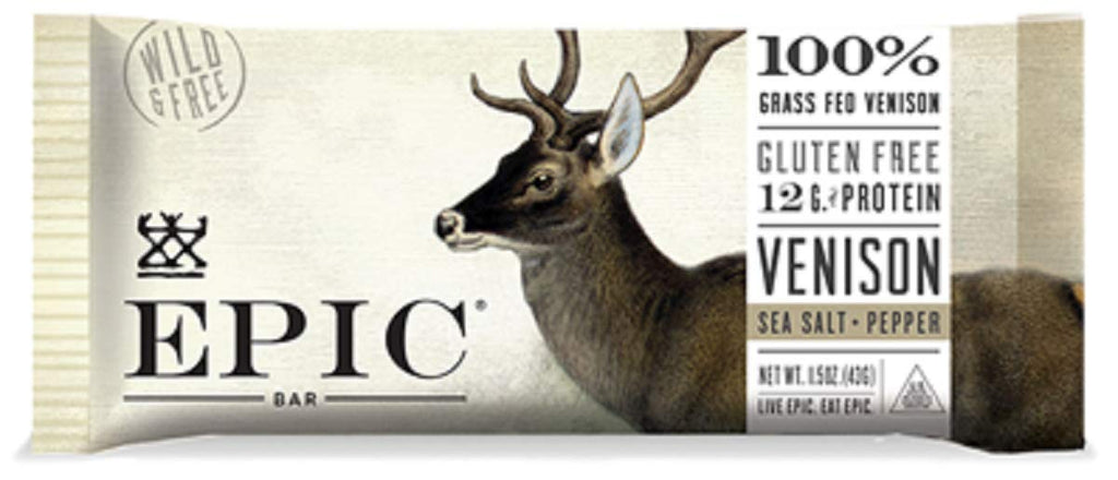 Venison Sea Salt & Pepper Bars 12 count F65935