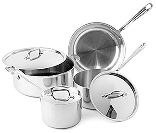7 Piece Tri-Ply Stainless Steel Cookware Set G952512