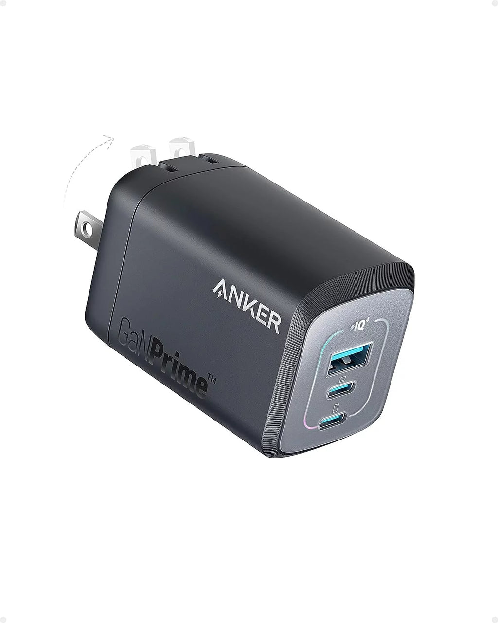 100W USB C GaN Wall Charger, 3-Port Compact Fast Charger Y6922