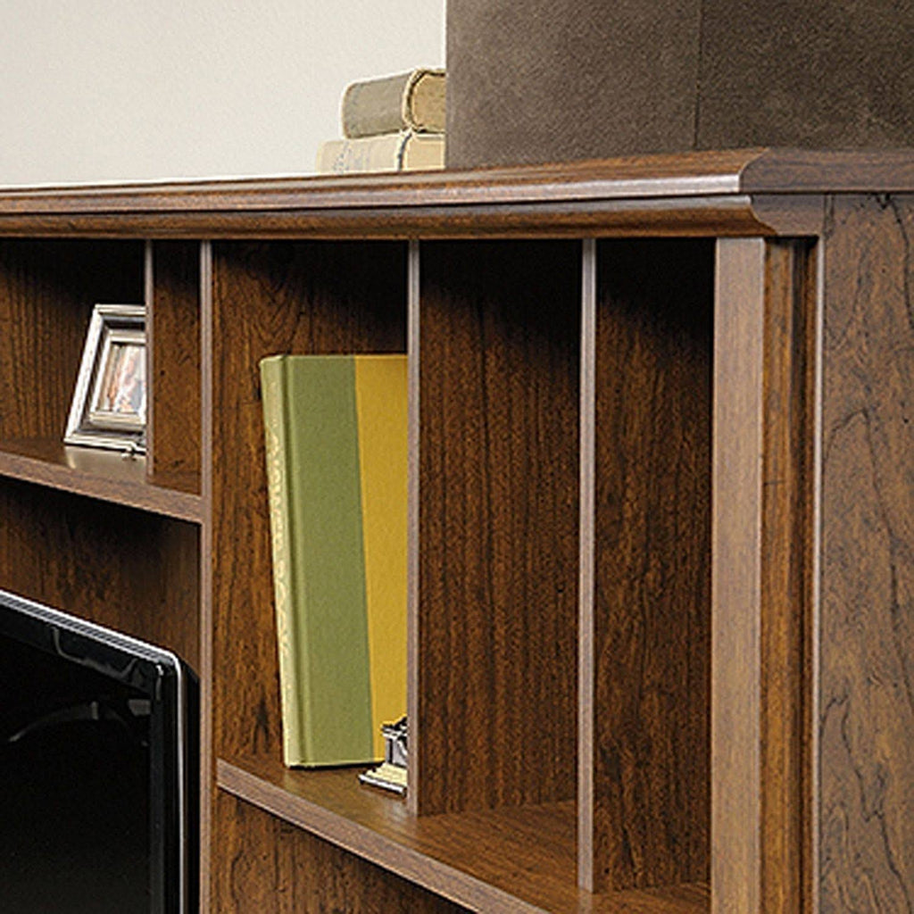 Milled Cherry Computer Desk with Hutch V459766