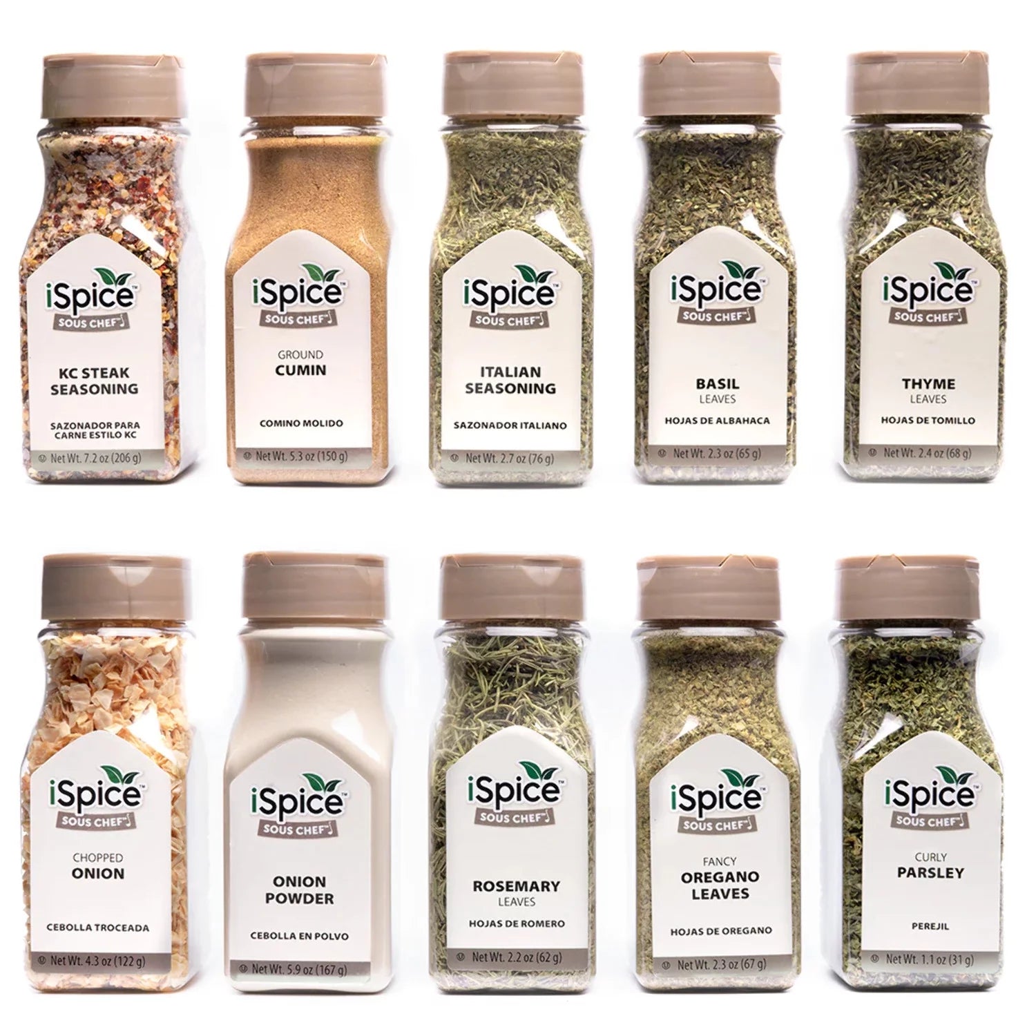 10 Pack Mixed Spices and Herbs Y454