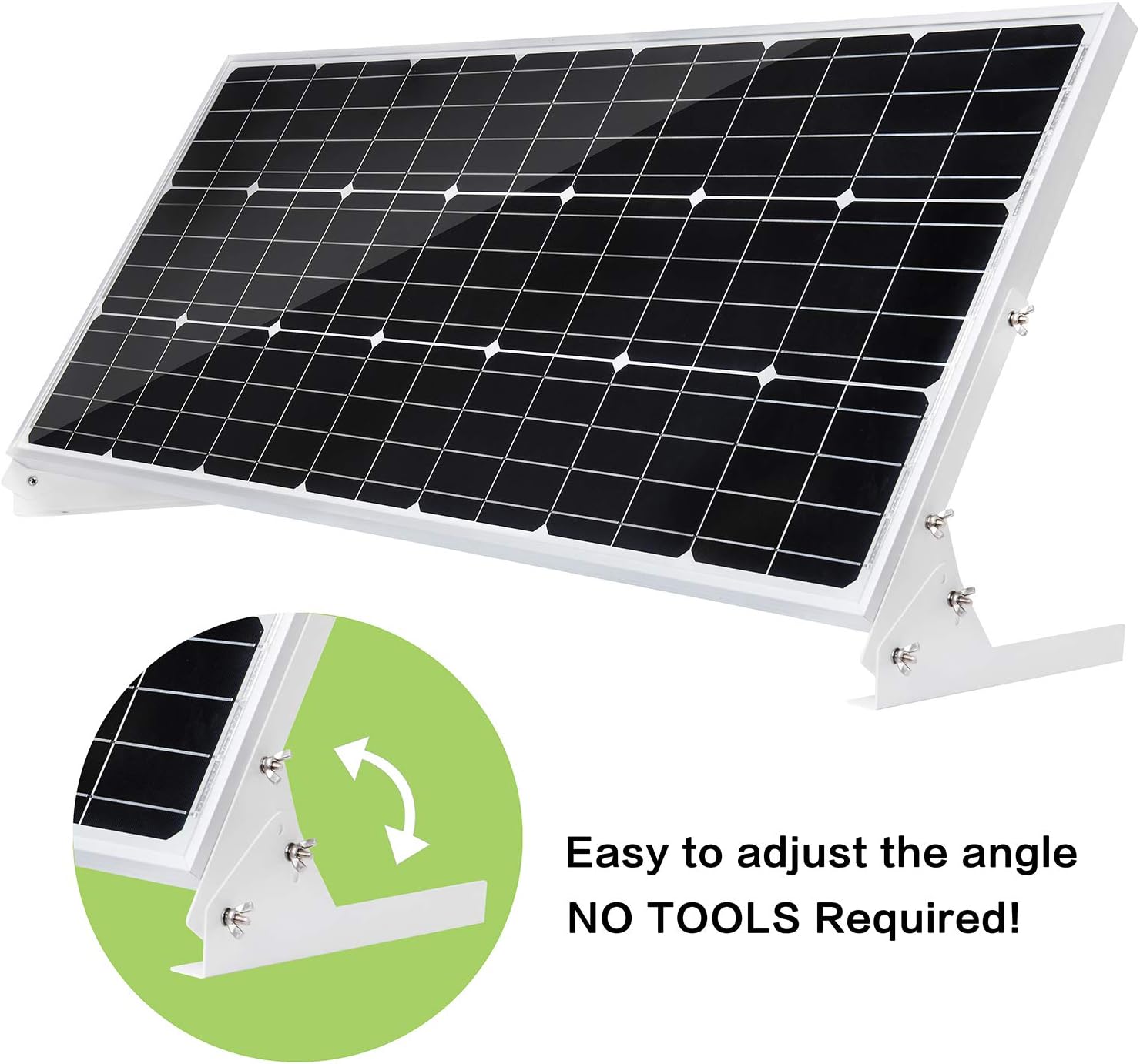 100W 12V Solar Panel Kit with 20A Charge Controller F118
