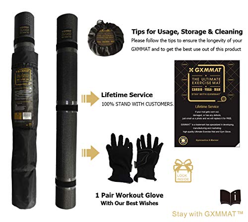 Extra Large 12'x6'x7mm Non-Slip Exercise Mat U7072