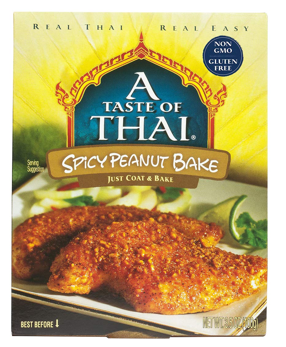 Spicy Peanut Bake 3.5oz Pack of 6 Seasoned Coating H6625