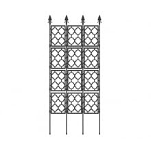 3 Pack Rustproof Metal Garden Trellis (White, Large) A26934