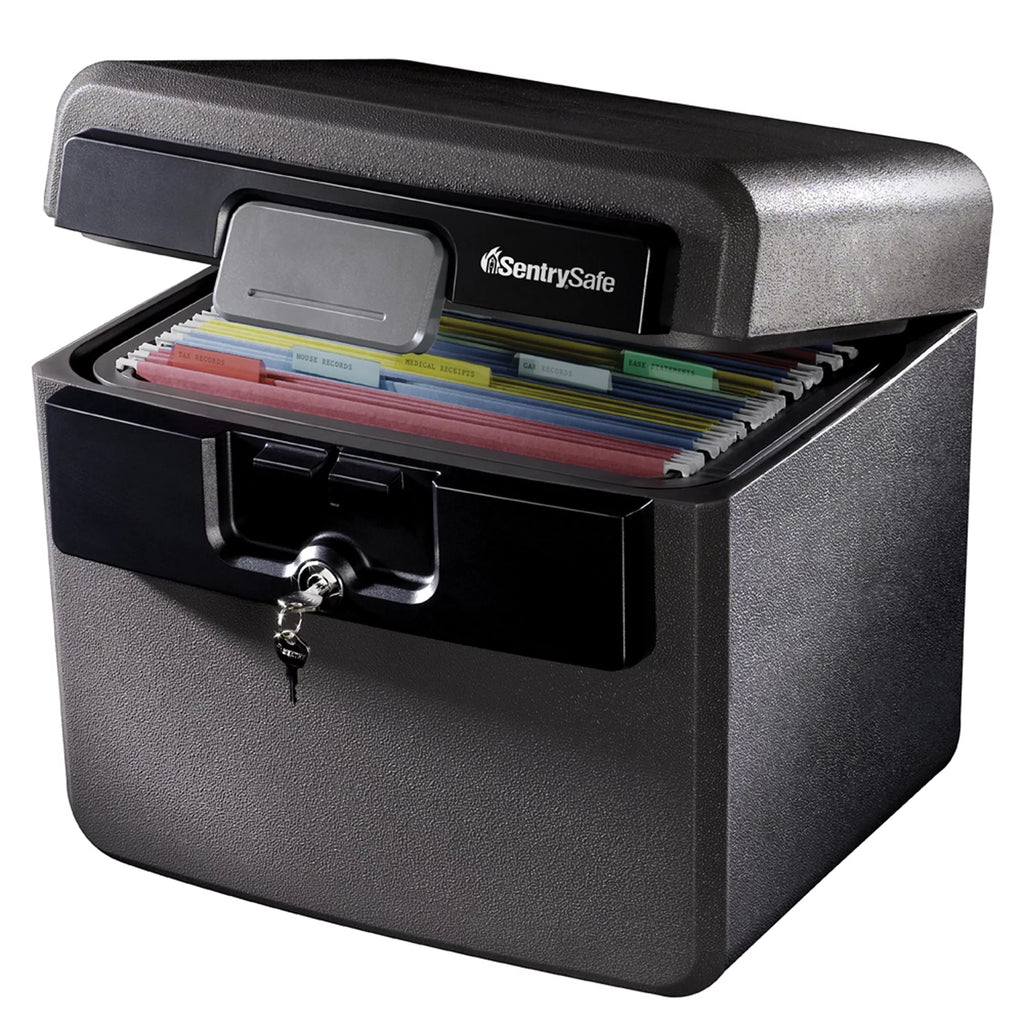 Fire-Resistant Water-Resistant Key Lock Safe Box 0.65 cu. ft. P470074
