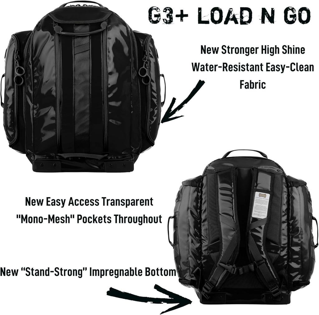 Black BLS ALS Medic Backpack Jump Bag D10431