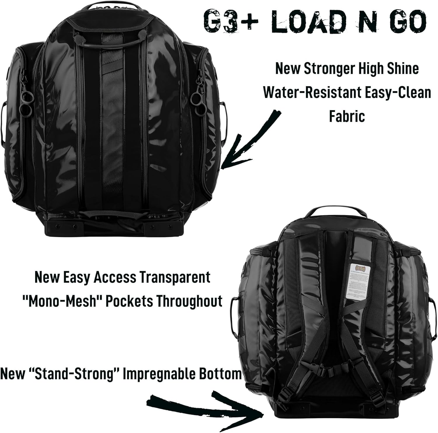 Black BLS ALS Medic Backpack Jump Bag D10431