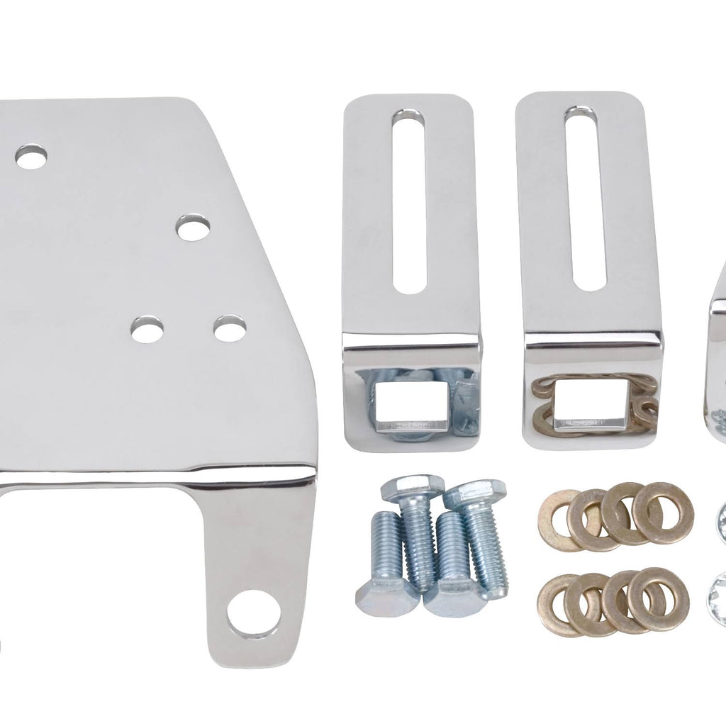 Chrome Carburetor Throttle Cable Bracket V460