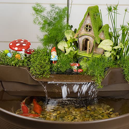 Brown Container Water Feature Kit with Pump & Filtration Z269
